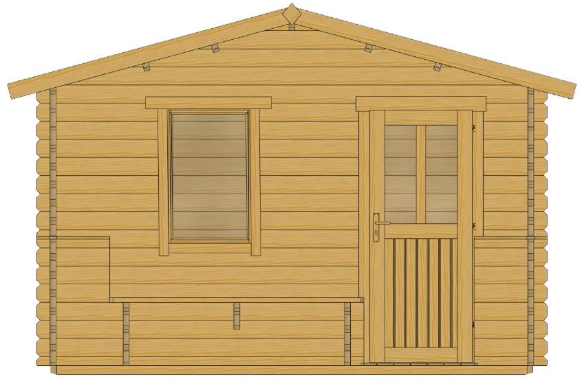 Деревянный дом Lia - фото 5. Небольшая терраса в 4 кв. метра с лавочкой позволит встретить закат на улице с чашечкой чая Деревянный дом Lia - фото 5. Небольшая терраса в 4 кв. метра с лавочкой позволит встретить закат на улице с чашечкой чая